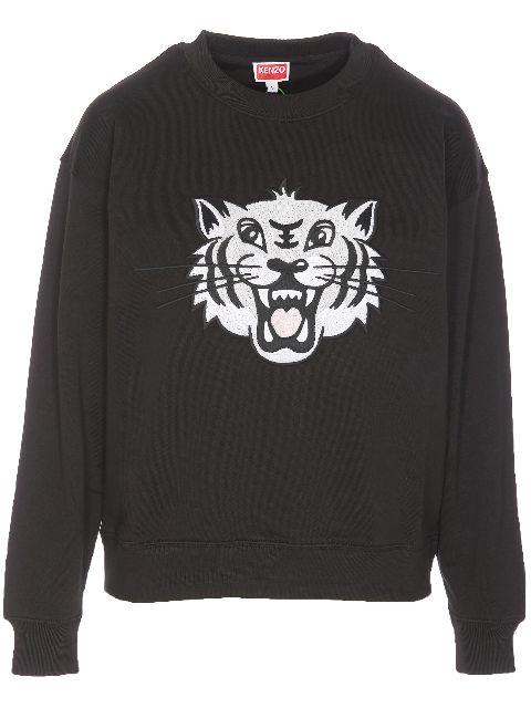 Happy Tiger embroidered sweatshirt by KENZO