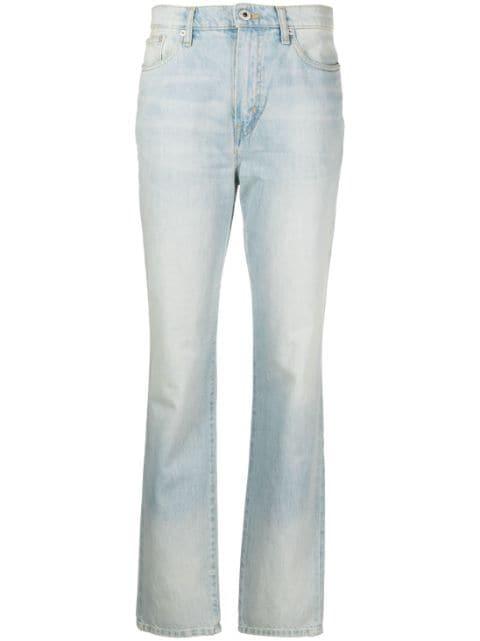 Japanese high-waisted straight-leg jeans by KENZO