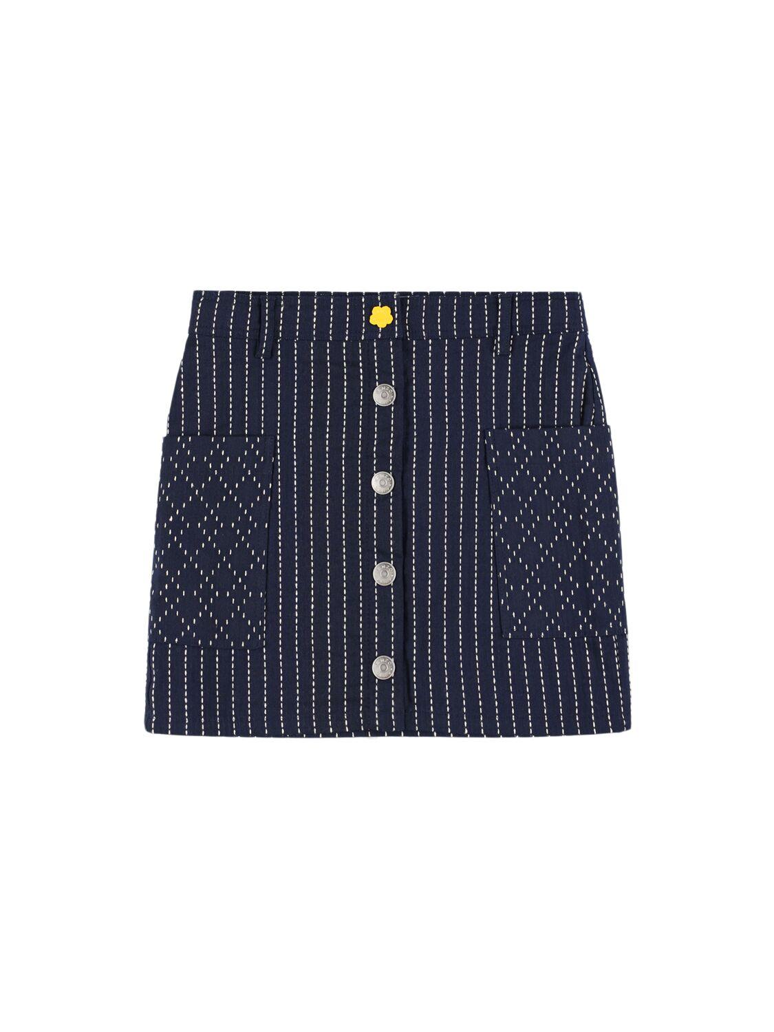 Cotton Blend Skirt by KENZO KIDS