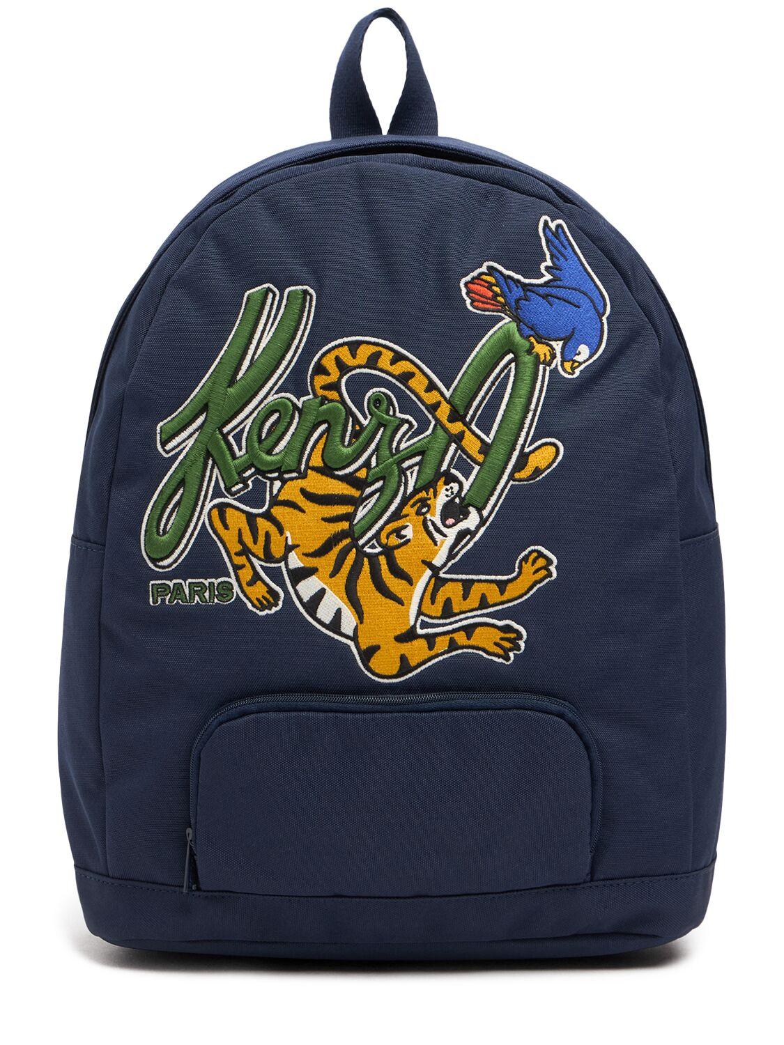 Poly Backpack W/embroidered Logo by KENZO KIDS