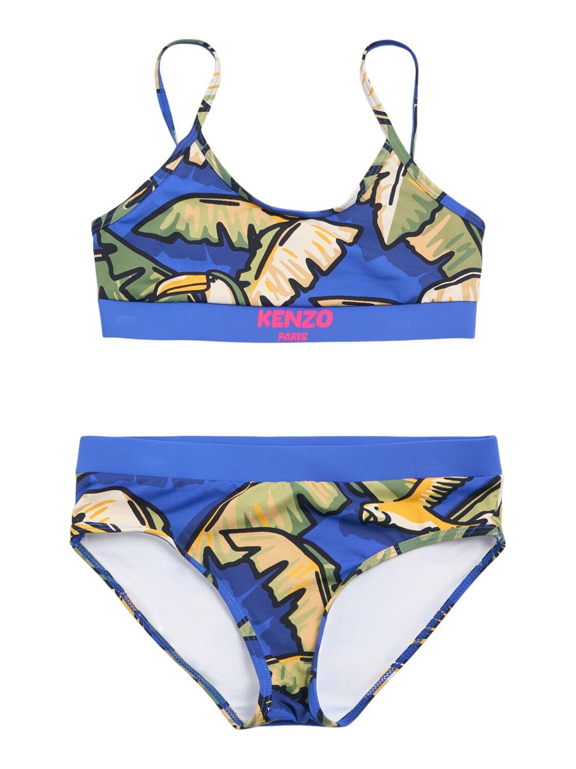 Printed Poly Bikini by KENZO KIDS