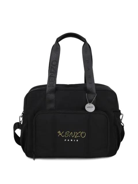 logo-embroidered changing bag by KENZO KIDS