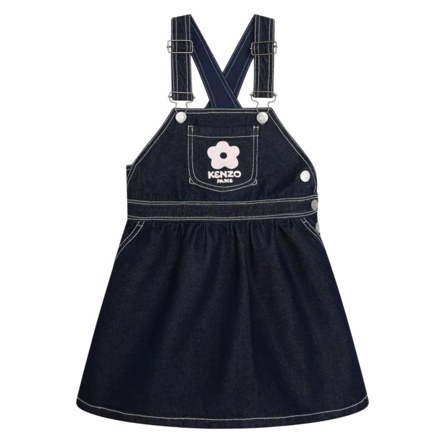 Kenzo Adjustable Shoulder Strap Denim Dress by KENZO