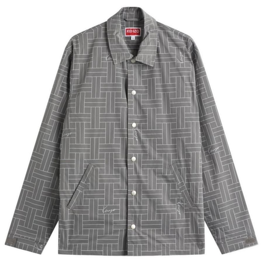 Kenzo All Over Geometric Pattern Coach Jacket by KENZO