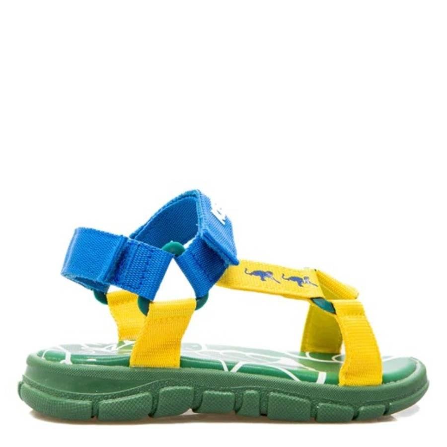 Kenzo Boys Colour-Block Embossed-Logo Touch-Strap Sandals by KENZO