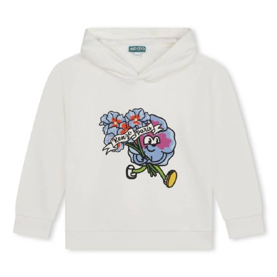 Kenzo Boys Graphic-Print Cotton Hoodie by KENZO