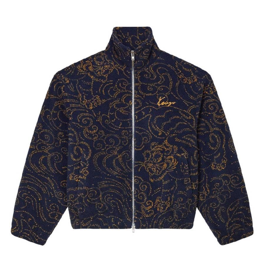 Kenzo Embroidered Logo High-Neck Jacket by KENZO