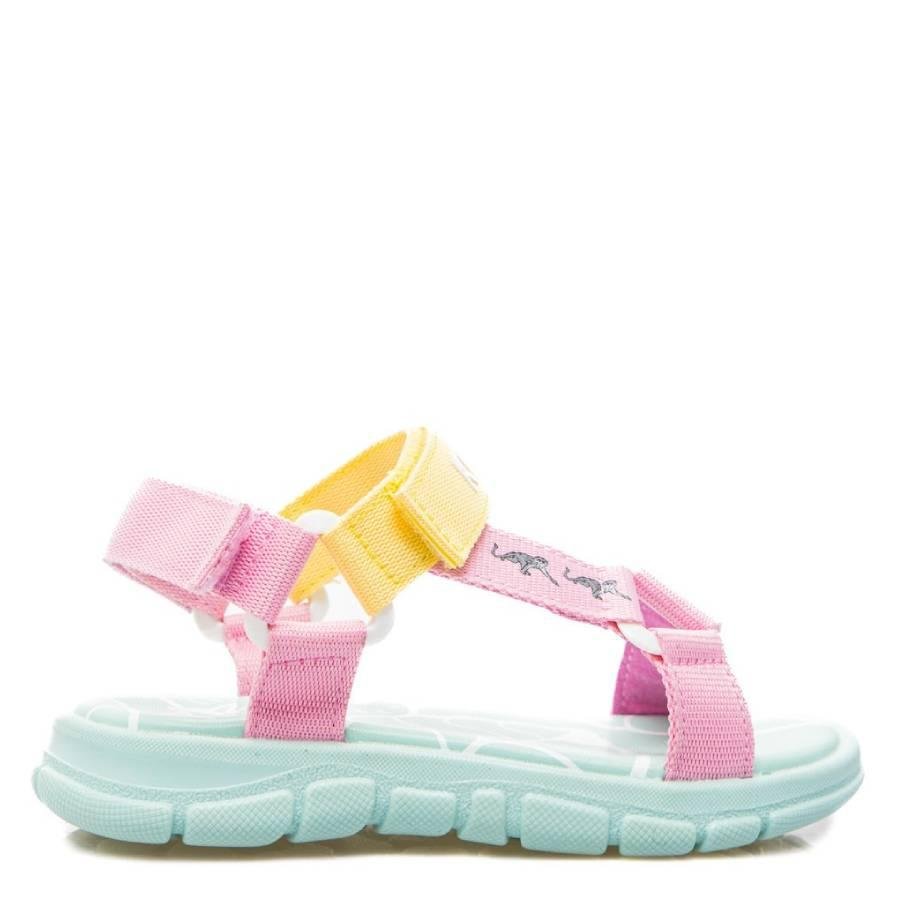 Kenzo Girls Colour-Block Embossed-Logo Touch-Strap Sandals by KENZO