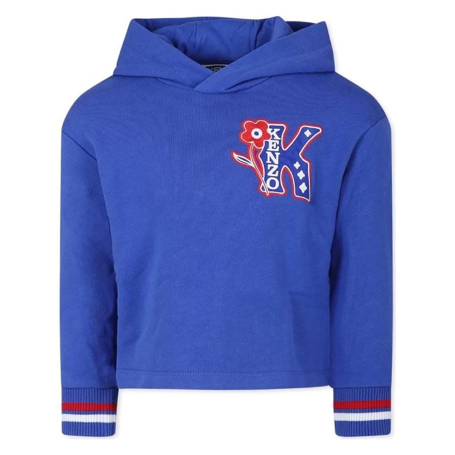 Kenzo Girls Embroidered Logo Hoodie by KENZO