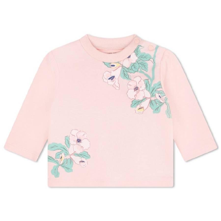 Kenzo Girls Floral-Print Long Sleeve Set by KENZO