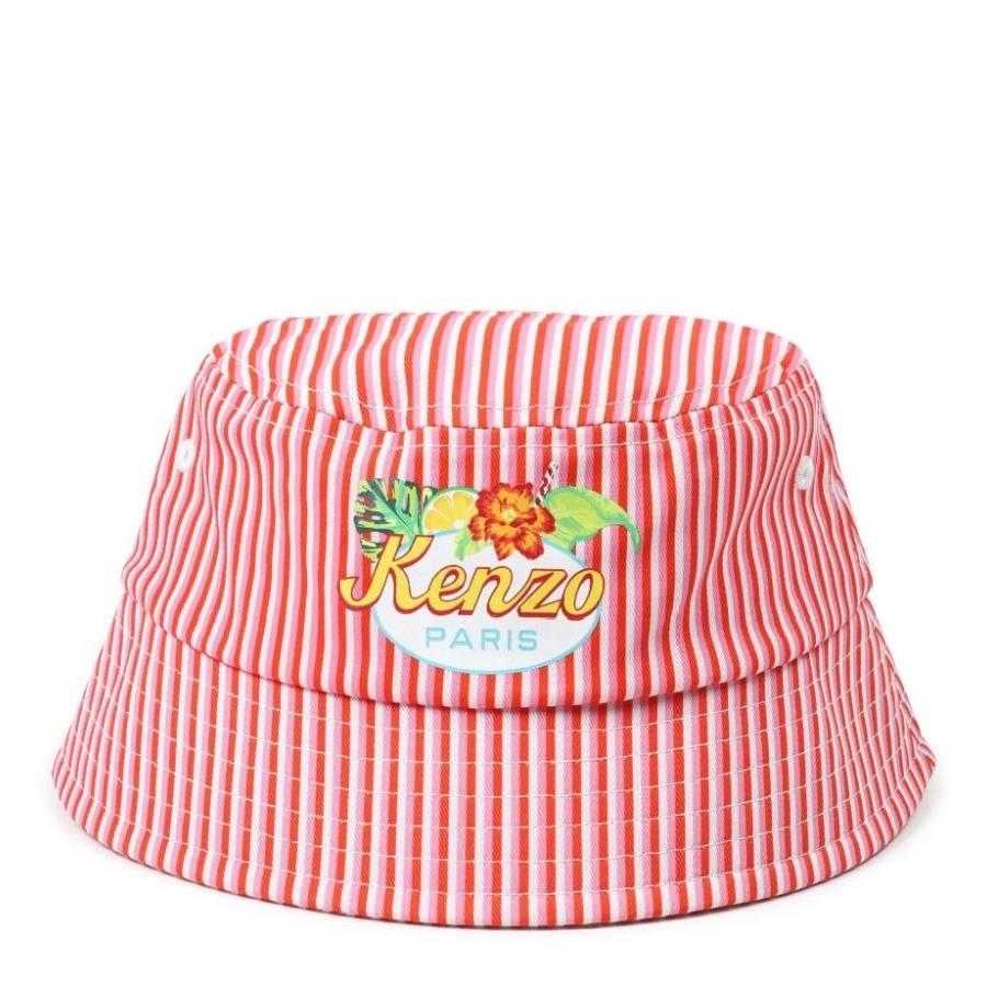 Kenzo Girls Striped Pattern Bucket Hat by KENZO