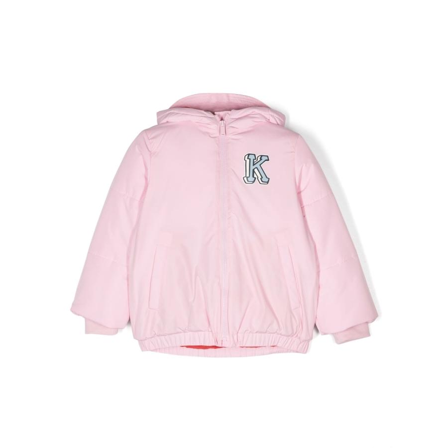 Kenzo Illustration-Print Padded Hooded Jacket by KENZO