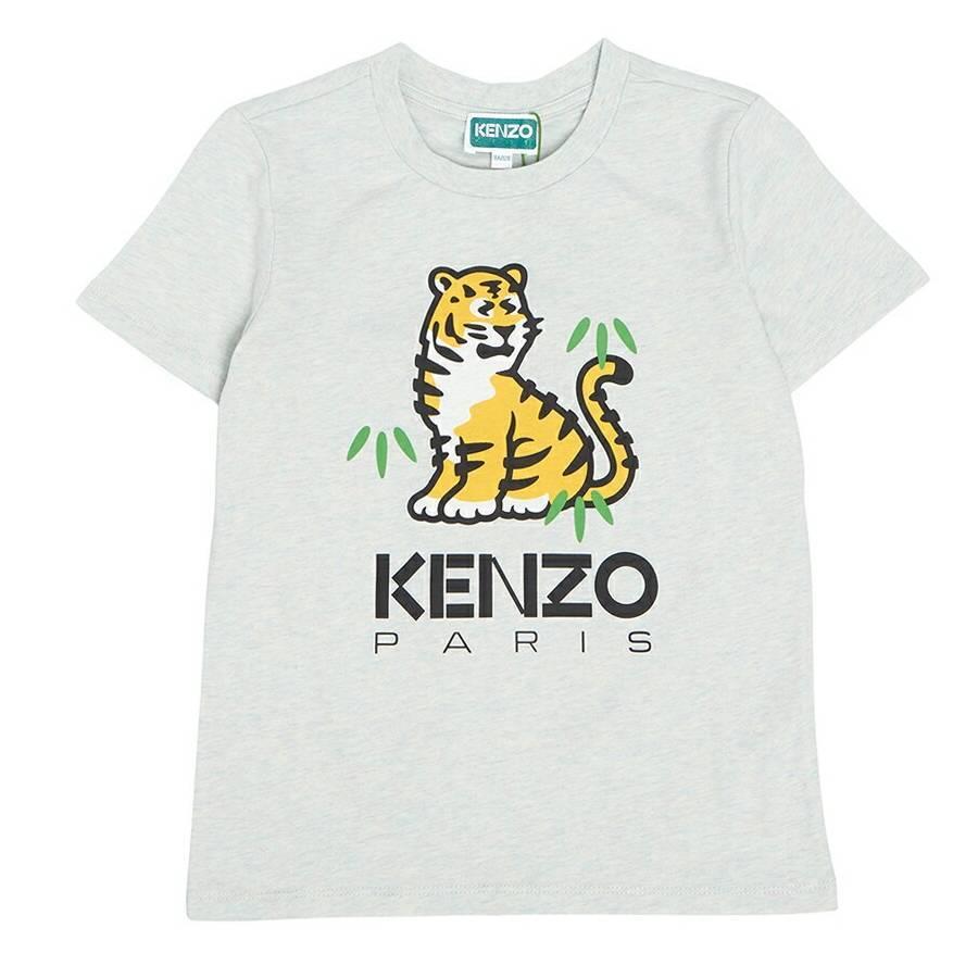 Kenzo Kids Logo-Print Crew Neck T-Shirt by KENZO