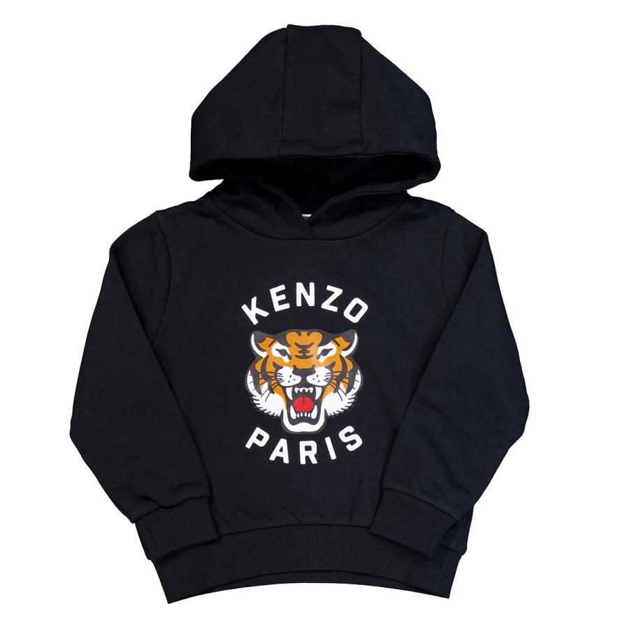 Kenzo Kids Logo Tiger Cotton Hoodie by KENZO