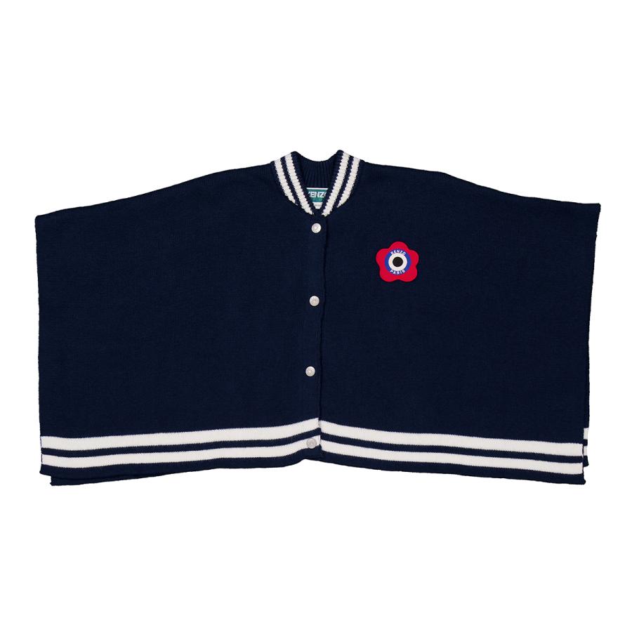 Kenzo Kids Varsity Knit Cape by KENZO