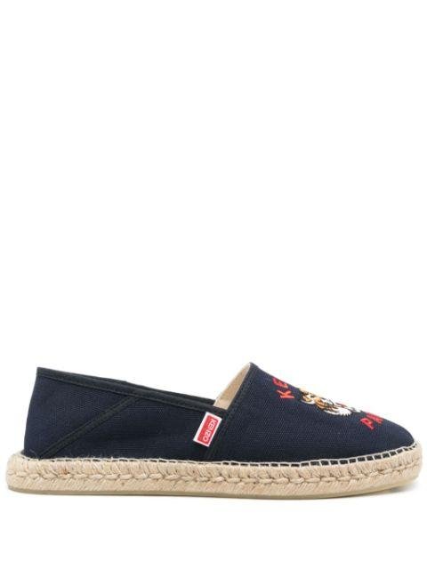 'Kenzo Lucky Tiger' canvas espadrilles by KENZO
