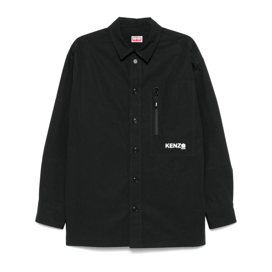 Kenzo Mens Black Boke Flower 2.0 Oversized Shirt by KENZO