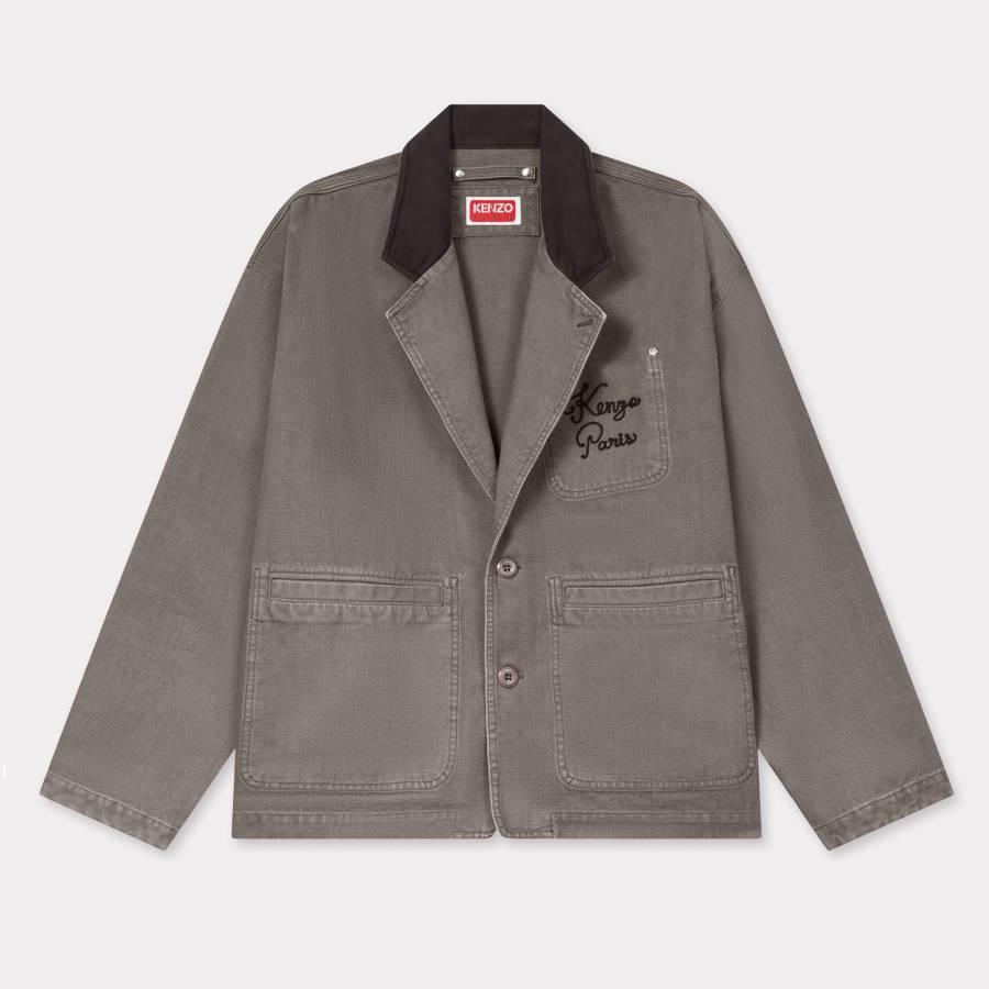 Kenzo Paris Chainstitch Workwear Cotton Jacket by KENZO