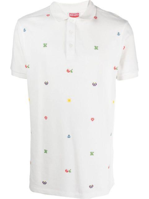 Kenzo Pixel slim fit polo shirt by KENZO