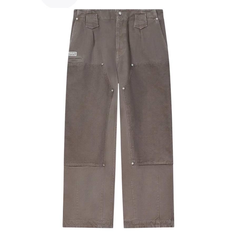Kenzo Weave Cotton Double Knee Pants by KENZO