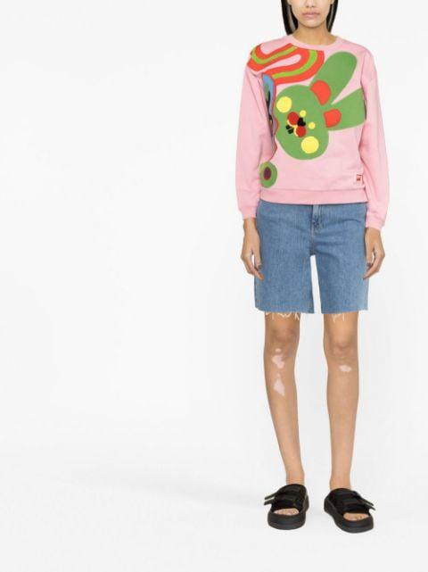 Kenzoo motif-embroidered sweatshirt by KENZO