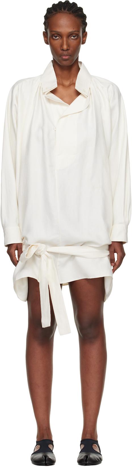 Off-White Kenzo Paris Oversized Blouse Minidress by KENZO