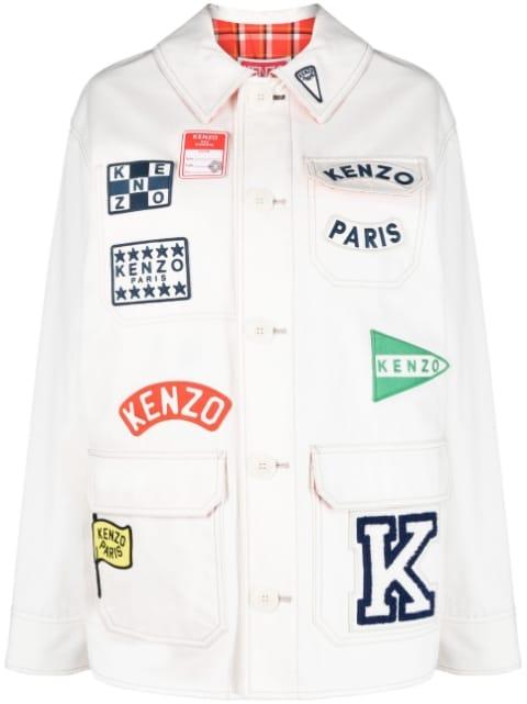Sailor logo-appliqué jacket by KENZO