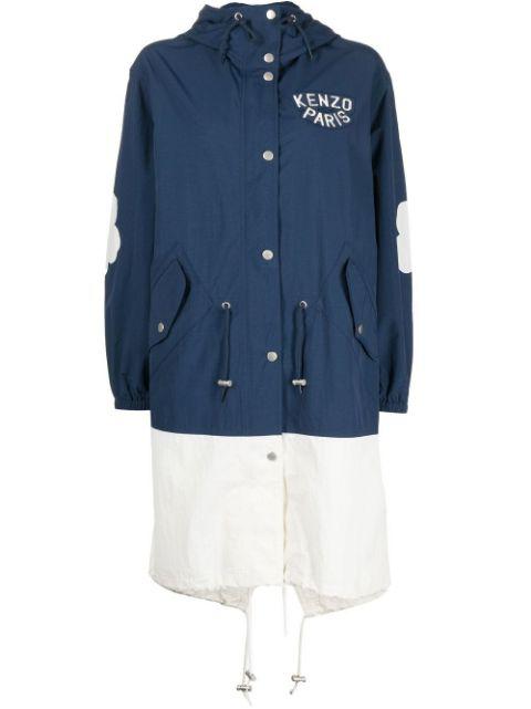 Sailor long windbreaker jacket by KENZO