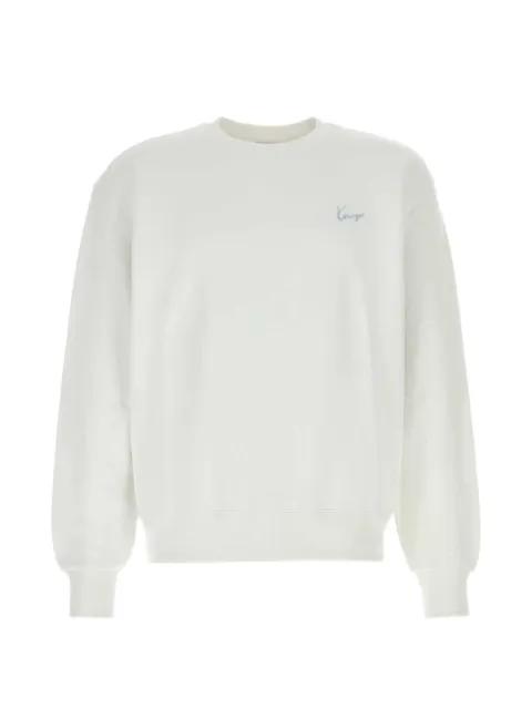 Signature logo-embroidered cotton sweater by KENZO