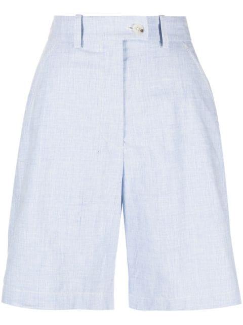 Tailored linen shorts by KENZO