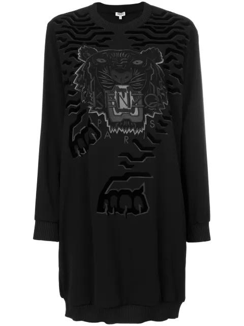 Tiger jumper dress by KENZO