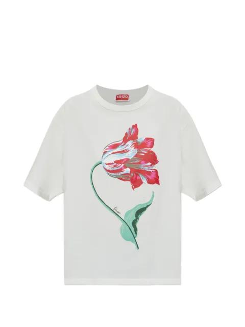 Tulip cotton T-shirt by KENZO
