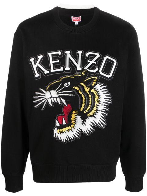 Varsity Jungle logo-embroidered cotton sweatshirt by KENZO