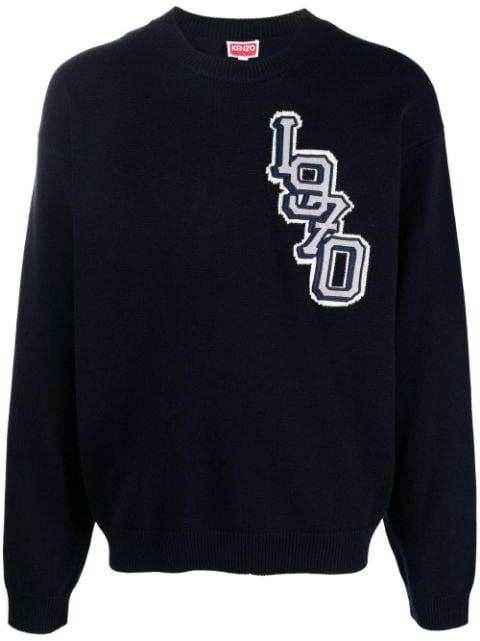 Varsity logo knitted jumper by KENZO