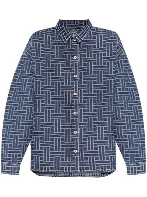 Weave Loose Japanese denim shirt by KENZO