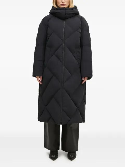 Weave long down coat by KENZO