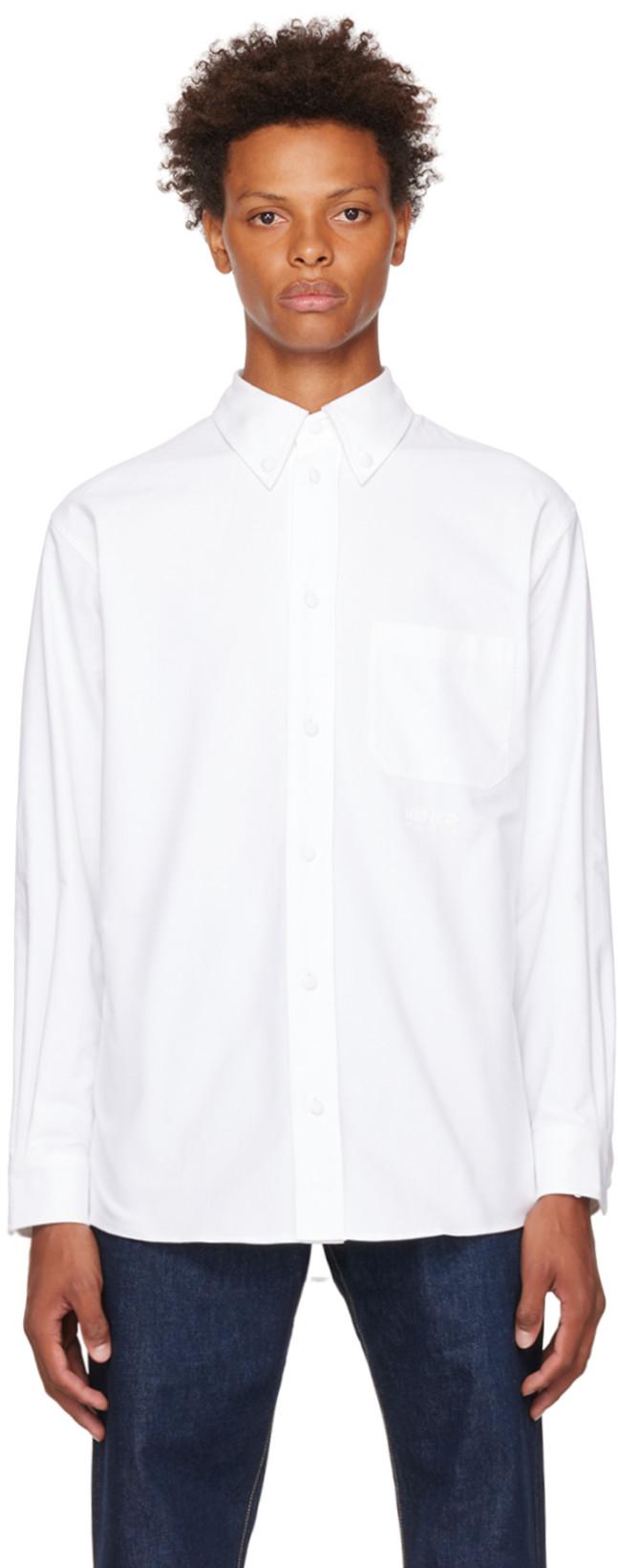 White Kenzo Paris Casual Shirt by KENZO