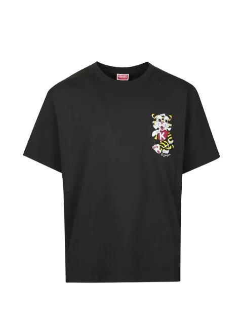Wild Tiger cartoon print T-shirt by KENZO
