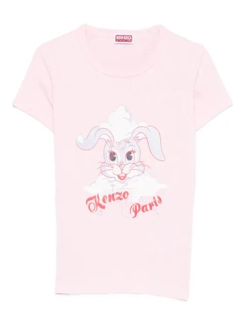 Winter Holidays rabbit-graphic T-shirt by KENZO