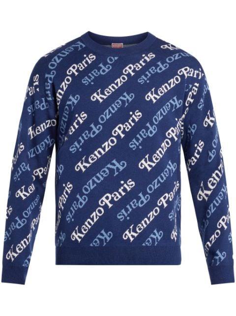 all-over monogram jumper by KENZO
