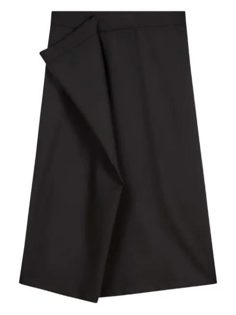 asymmetric midi skirt by KENZO