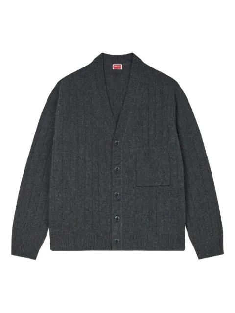 buttoned chest-pocket cardigan by KENZO