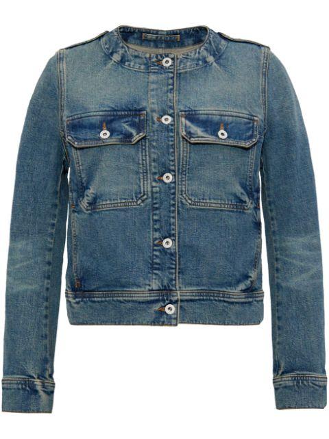 collarless denim jacket by KENZO