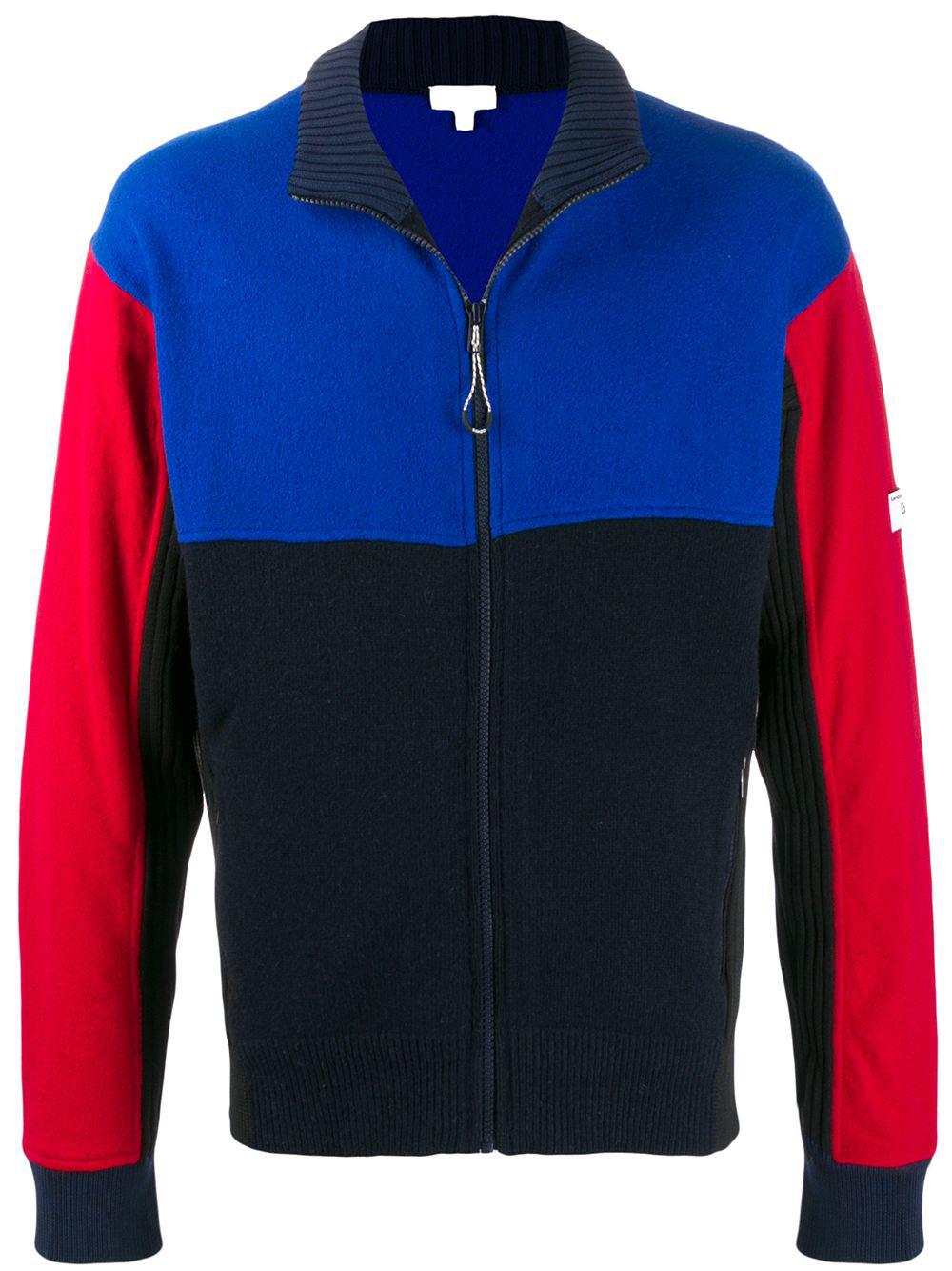 colour block knit jacket by KENZO