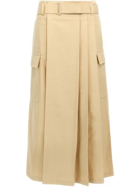 cotton cargo skirt by KENZO