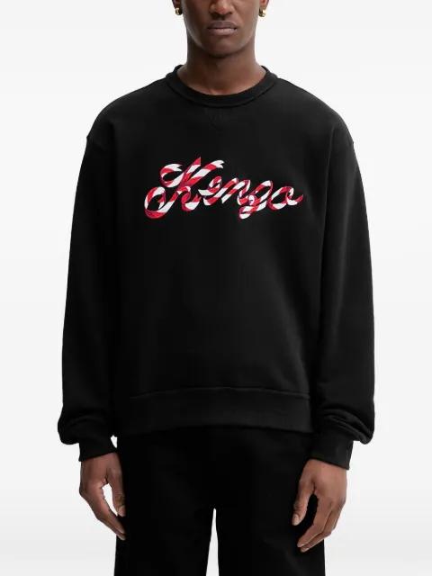 crew neck logo-detail sweatshirt by KENZO