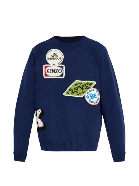 crew-neck long-sleeve sweater by KENZO