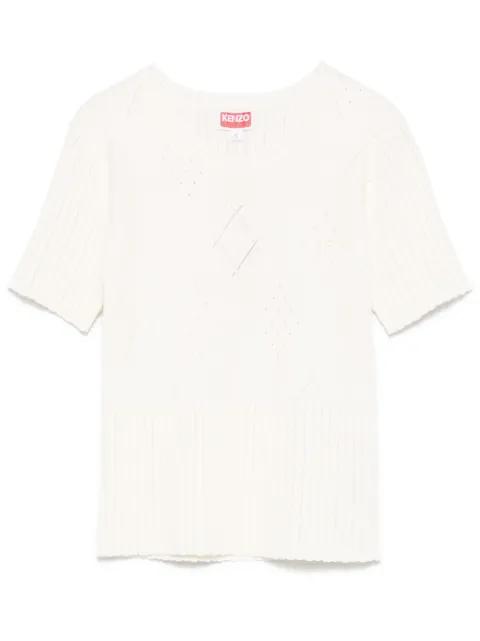 diamond-pattern T-shirt by KENZO
