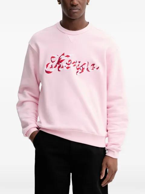 embroidered crew neck sweatshirt by KENZO