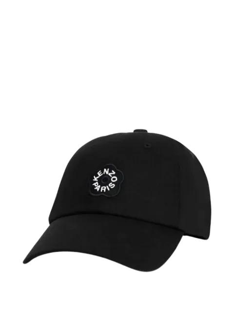 embroidered flower cotton cap by KENZO